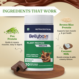 Bellyboon Plant Protein Isolate – Chocolate Flavour | 100% Vegan Protein for Weight Management