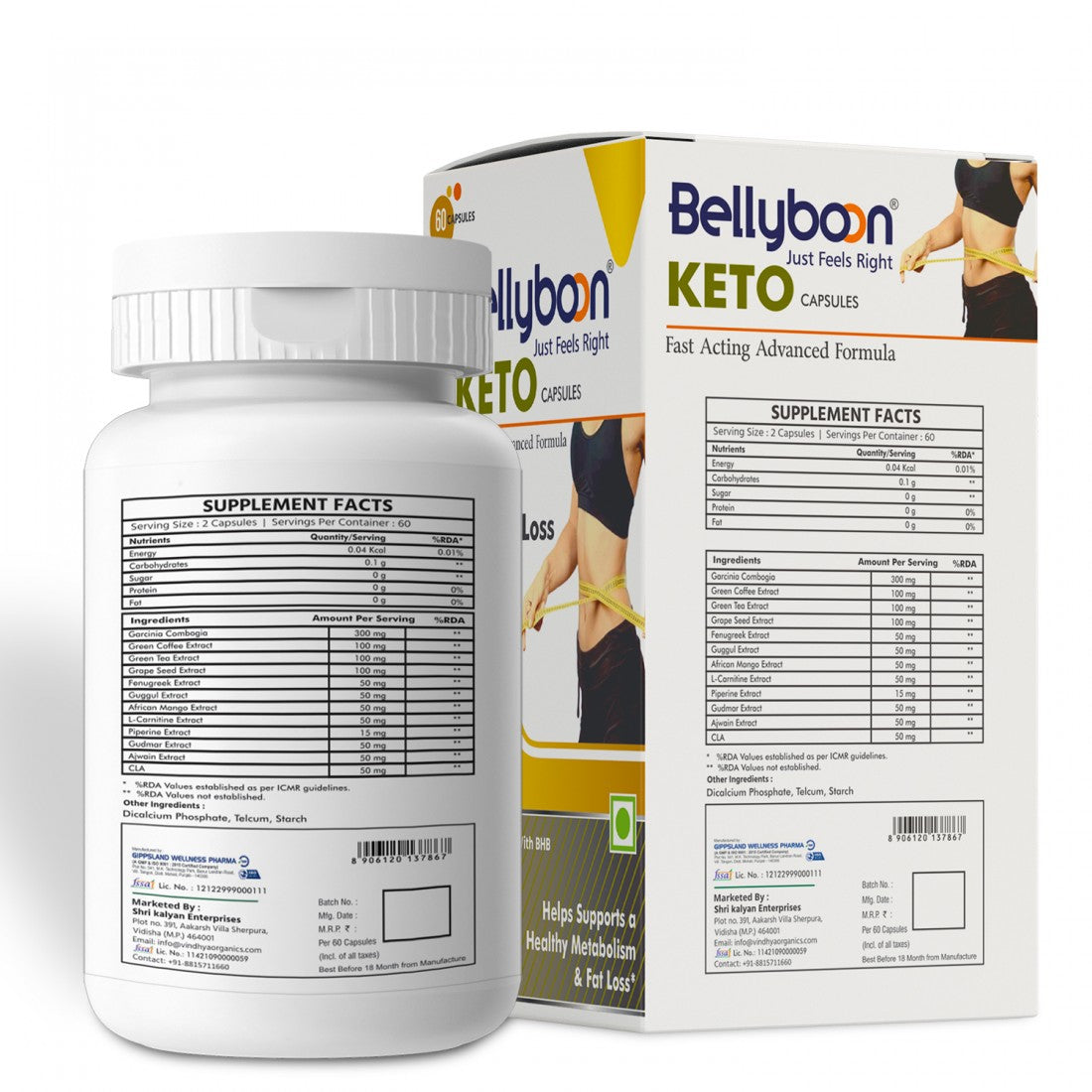 Bellyboon Keto – Fast Acting Fat Burning Capsules for Slim & Fit Body