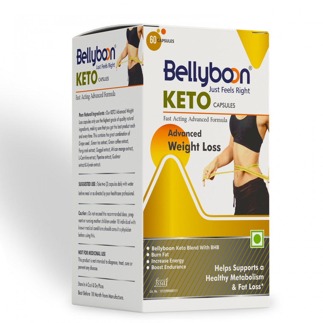 Bellyboon Keto – Fast Acting Fat Burning Capsules for Slim & Fit Body