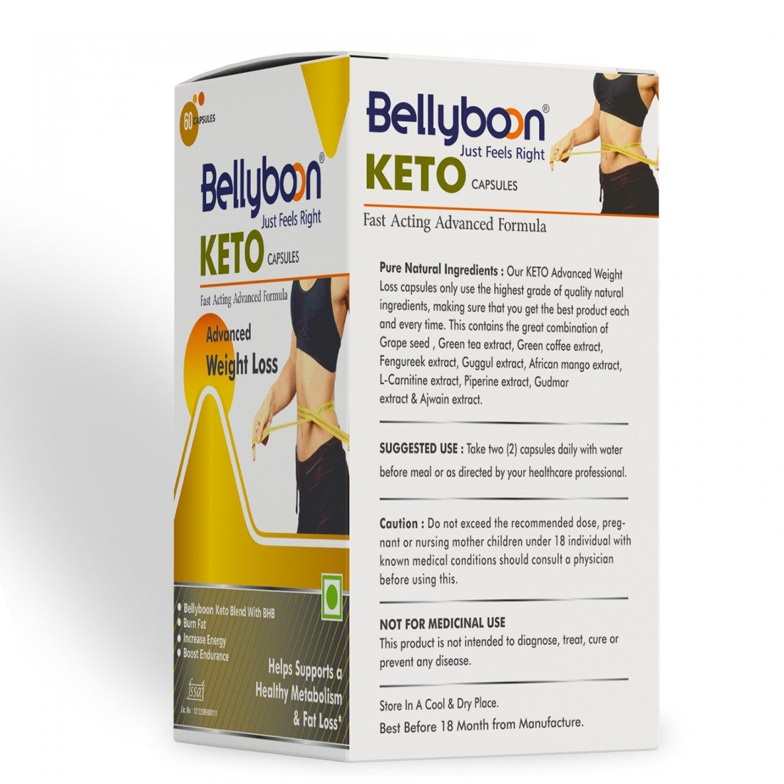 Bellyboon Keto – Fast Acting Fat Burning Capsules for Slim & Fit Body