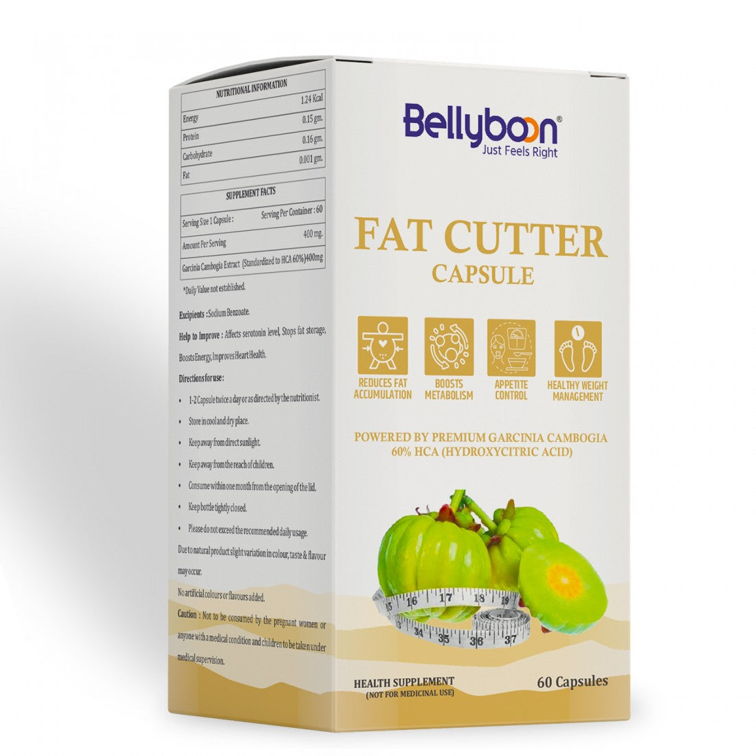 Bellyboon Fat Cutter Capsules – स्लिम, एक्टिव एवं कॉन्फिडेंट लाइफस्टाइल के लिए प्रीमियम फैट सपोर्ट फॉर्मूला