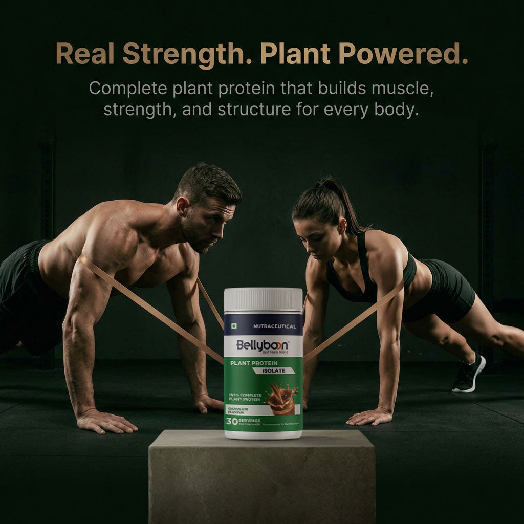 Bellyboon Plant Protein Isolate – Chocolate Flavour | 100% Vegan Protein for Weight Management